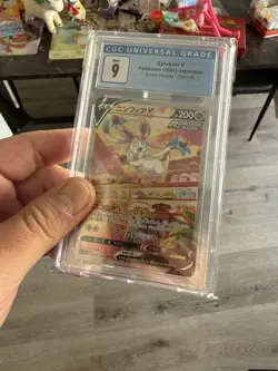 CGC 9 Sylveon V 083/069 SR Alt Art Eevee Heroes Pokemon Card Japanese 2021 #3 - Image 3