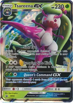 Tsareena GX SM56 Promo Pokemon Card NM - Image 1