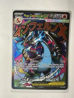 Mega Charizard X ex 023 Full Art Promo Holo Pokemon Card 360 HP Inferno X - Image 1