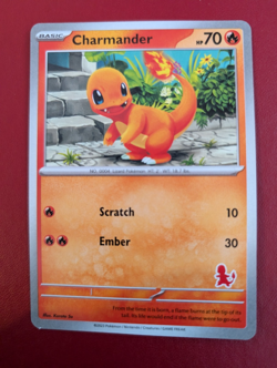 Pokemon Card Charmander My First Battle Charmander Stamp Near Mint Unique Art! - Image 1
