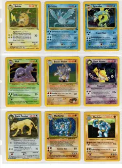 Pokemon Holo Lot Shadowless 1st, Jungle, Fossil, Base Cards Vintage 1999 WOTC - Image 2