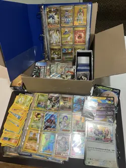 Massive Box Pokemon Card Collection Lot Binder Wotc Vintage Full Art Base Set - Image 1