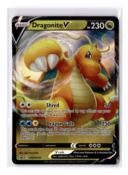 Dragonite V - SWSH154 Sword & Shield Black Star Promo Card - NM - POKEMON TCG - Image 1