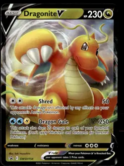 Dragonite V - Promo Holo SWSH: Sword & Shield Promo Cards SWSH154 NM Pokemon TCG - Image 1
