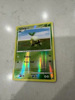 Pokemon TCG Turtwig Majestic Dawn 77/100 Burger King Promo Reverse Holo MP L60 - Image 2