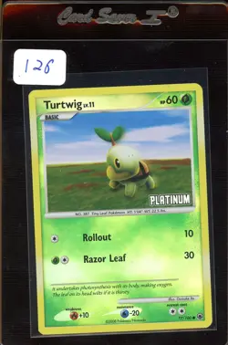 Turtwig 77/100 Burger King Platinum Promo 2009 Majestic Dawn Pokemon - Image 1