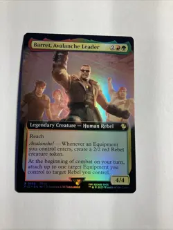 Barret, Avalanche Leader (Extended Art) Commander: Final Fantasy Foil - Image 1