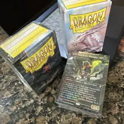 Magic the Gathering Bloomburrow Commander Deck + 2 Packs Matte Dragon Sheild - Image 1