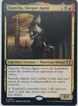 MTG Xantcha, Sleeper Agent Commander Masters Regular - Image 1