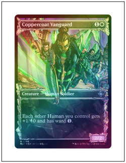 1x Coppercoat Vanguard, Halo Foil, Magic the Gathering, MTG NM - Image 1