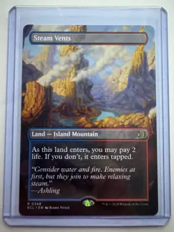 Steam Vents #0267 Extended Art Non-Foil NM ENG MTG: Lorwyn Eclipsed Rare - Image 1