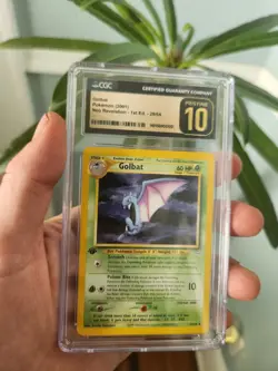 (POP 6) CGC 10 PRISTINE 2001 Pokemon Neo Revelation 1st Edition Golbat 29/64 - Image 5