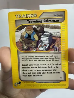 Pokemon Traveling Salesman 137/147 Aquapolis Uncommon Trainer Non Holo - Image 2