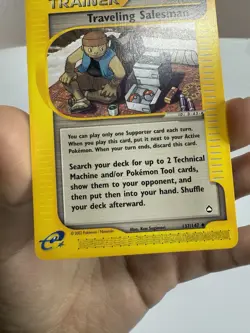Pokemon Traveling Salesman 137/147 Aquapolis Uncommon Trainer Non Holo - Image 4