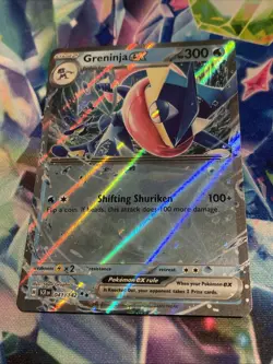 Pokemon TCG Greninja ex 041/142 Double Rare Stellar Crown NM/M - Image 2