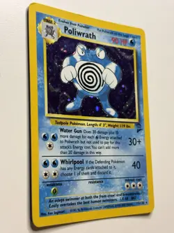 Poliwrath 15/130 Base Set 2 Holo Pokemon TCG MP - Image 2