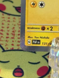 Shiny Pikachu 131/091 SV: Paldean Fates Holo NM Pack Fresh Pokemon TCG - Image 5
