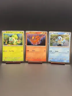 POKEMON COSMOS HOLO PROMO BULBASAUR 46, CHARMANDER 47, SQUIRTLE 48 - NM - Image 1