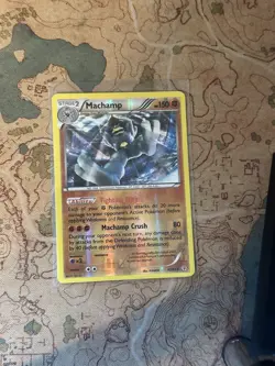 NM-Mint, English Pokemon Reverse Holo Machamp - 42/83 - Holo Rare - Reverse Holo - Image 1