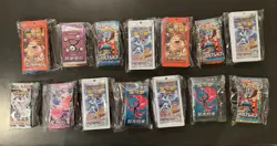 Mega Lot of 150+ Assorted New, Sealed Korean & Chinese Pokemon Booster Packs 🍀 - Image 1