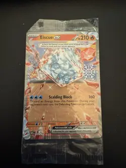 Pokemon TCG Eiscue EX 042/197 Obsidian Flames Snowflake Stamp Holiday Promo!! - Image 2