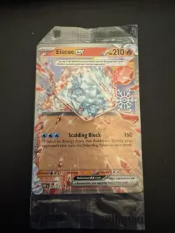Pokemon TCG Eiscue EX 042/197 Obsidian Flames Snowflake Stamp Holiday Promo!! - Image 3