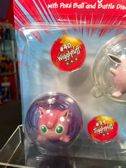 1999 Nintendo Hasbro Pokemon Battle Figures Jigglypuff Wigglytuff Set CGTSJ TOMY - Image 2