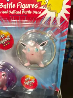 1999 Nintendo Hasbro Pokemon Battle Figures Jigglypuff Wigglytuff Set CGTSJ TOMY - Image 3