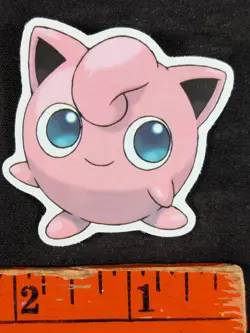 Jigglypuff Cartoon Pokemon Skateboard Sticker - Image 1
