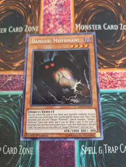 Yu-Gi-Oh! Danger! Mothman! MP19-EN219 Prismatic Secret Rare 1st Edition NM - Image 1