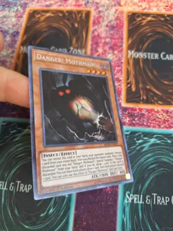 Yu-Gi-Oh! Danger! Mothman! MP19-EN219 Prismatic Secret Rare 1st Edition NM - Image 2