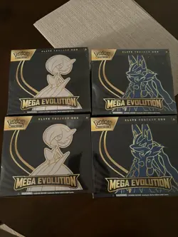 Pokemon TCG Mega Evolution Elite Trainer Box ETB Factory Sealed Lot of 4 - Image 1