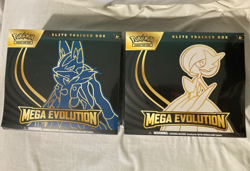 Pokemon Mega Evolution Elite Trainer Box ETB Set of 2 Sealed Gardevoir & Lucario - Image 1