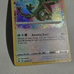 Pokemon TCG Rayquaza Vivid Voltage 138/185 Amazing Rare Holo Card (NM) Clean - Image 2