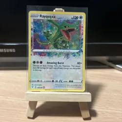 Pokemon TCG Rayquaza Amazing Rare Card 138/185 Vivid Voltage NM - Image 1