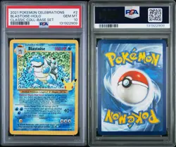 Pokemon PSA 10 GEM MINT Celebrations Blastoise 2/102 Classic Collection Holo TCG - Image 3