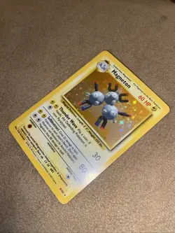 Pokemon TCG Magneton Holo Rare Base Set Unlimited 9/102 - Image 1