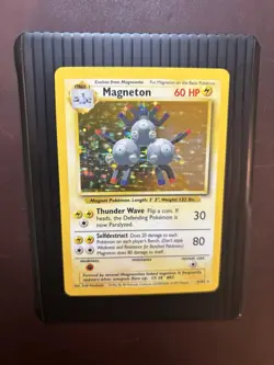 Magneton Base Set 9/102 Unlimited Pokemon Rare Holo 1999 Wotc NM- - Image 1