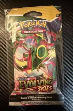 Pokemon Evolving Skies Sleeved Booster Pack Full Art Set Factory Sealed New - Image 4