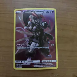 Pokemon TCG Armored Mewtwo Holo Rare Black Star Promo Card SM228 MINTY!!! - Image 1