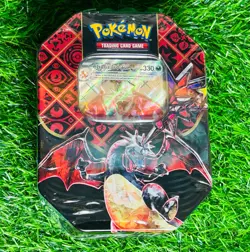 Pokemon Paldean Fates Charizard ex Tin - Factory Sealed - Image 1