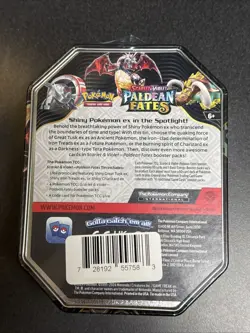 Pokemon Paldean Fates Charizard EX Tin (New/Factory Sealed) - Image 2