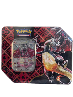 Pokemon TCG Charizard EX Paldean Fates Tin Scarlet & Violet (Factory sealed) - Image 1