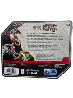 Pokemon TCG Charizard EX Paldean Fates Tin Scarlet & Violet (Factory sealed) - Image 2
