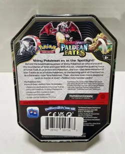 Pokemon Paldean Fates Charizard EX Tin (New/Factory Sealed) - Image 2