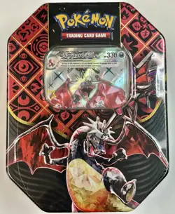 Pokemon Paldean Fates Charizard EX Tin (New/Factory Sealed) - Image 4