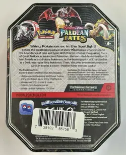 Pokemon Paldean Fates Charizard EX Tin (New/Factory Sealed) - Image 5