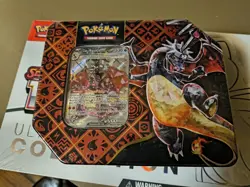 Pokemon Paldean Fates Tin - Charizard ex - Factory Sealed - Exclusive Promo - Image 1
