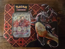 Pokemon Paldean Fates Tin - Charizard ex - Factory Sealed - Exclusive Promo - Image 1