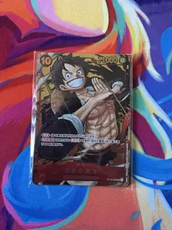 One Piece Card Game Chinese 1st Anniversary Luffy Zoro Sanji Robin Chopper Set - Image 1